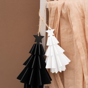 Anhänger I Weihnachtsbaum weiß