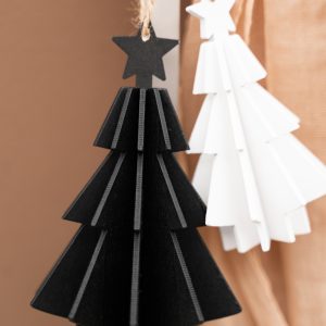 Anhänger I Weihnachtsbaum schwarz