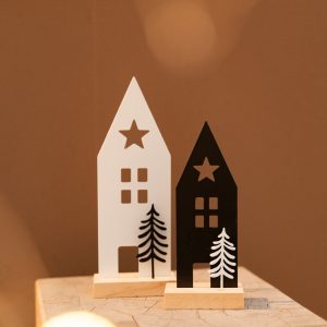 Weihnachtshaus I schwarz & klein