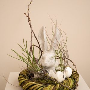 Frühlingsnest mit Hase I groß