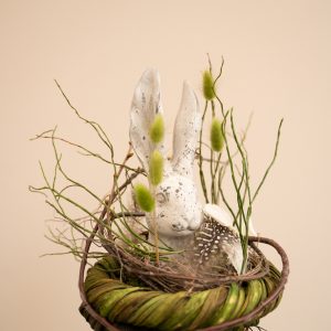 Frühlingsnest mit Hase I klein