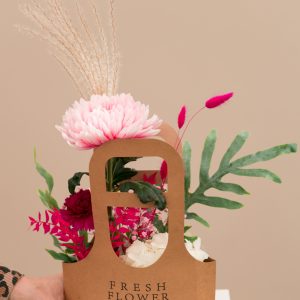 Fresh flower bag I pink